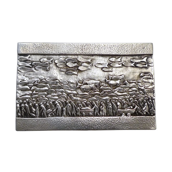 Transhumance / Upside Down World - Silvered Bronze Box by Line Vautrin