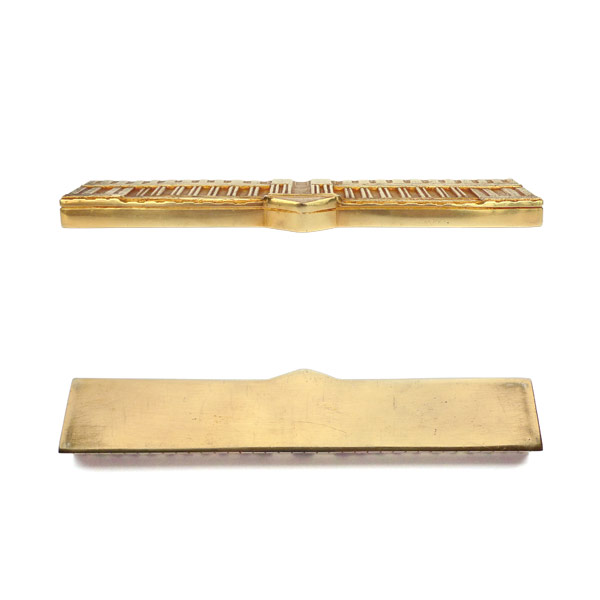 Le Louvre - Guilded Bronze Ruler by Line Vautrin
