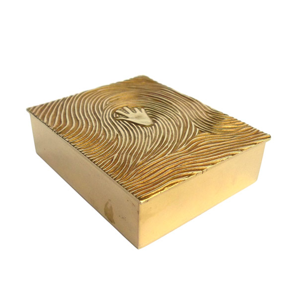 Imprint - Guilded Bronze Box by Line Vautrin