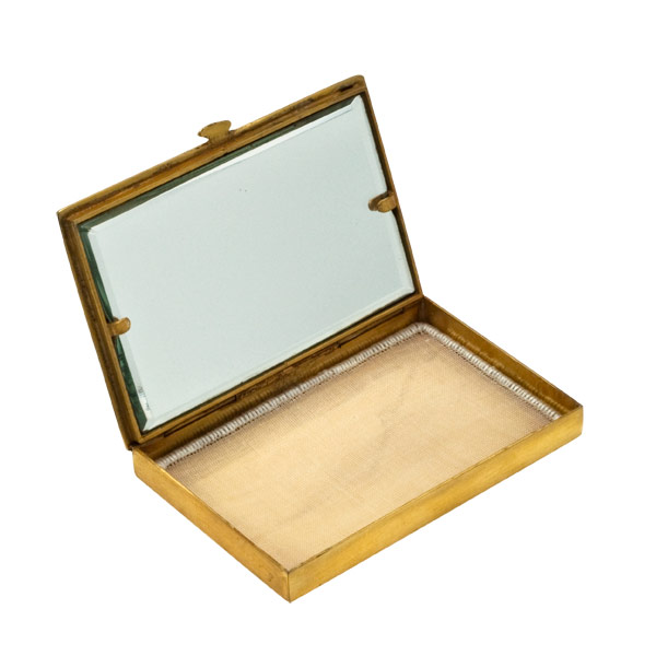Angel of Fame - Guilded Bronze Box by Line Vautrin