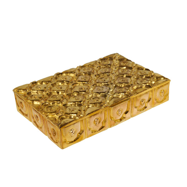 Jewels for the Most Beautiful Girls - Guilded Bronze Box by Line Vautrin