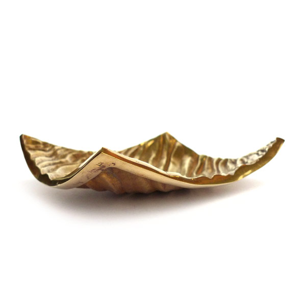 The Sea - Guilded Bronze Tidy by Line Vautrin