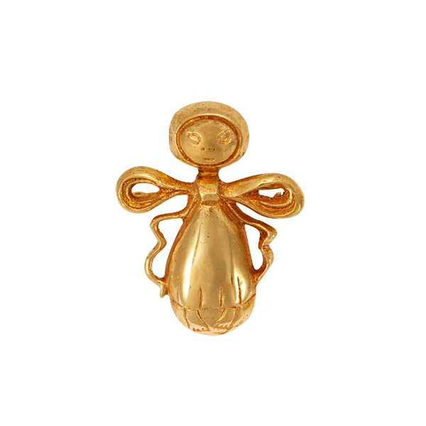 The Bee - Guilded Bronze Brooch by Line Vautrin